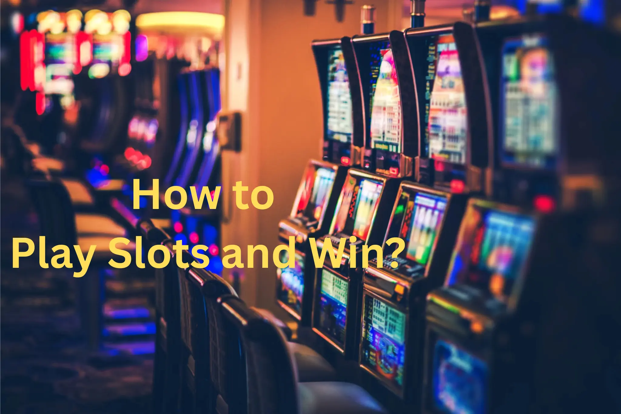 How to Play Slots and Win